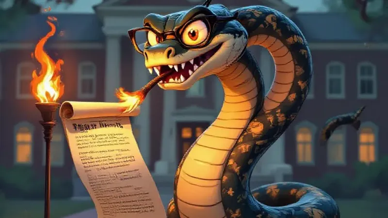 Escaped Python Sets School on Fire During 'Living Conditions' Protest